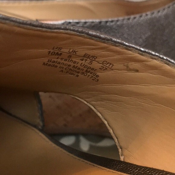 Franco Sarto Wedge Open Toe Sandals Bronze sz 10 - Picture 5 of 8